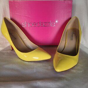 ShoeDazzle,  size 9.5, yellow